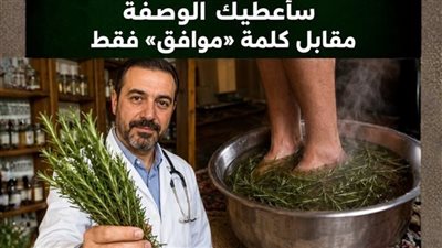 المورفين الطبيعي في منزلك ضع قدميك في منقوع  إكليل الجبل  وودّع آلام النقرس والروماتيزم في دقائق!