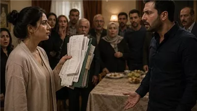 أهان زوجته أمام عائلته وقال لها: 