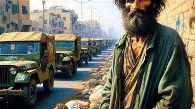 المتسول الاخرس فى لبنان