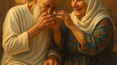قصة رجل عجوز وزوجته