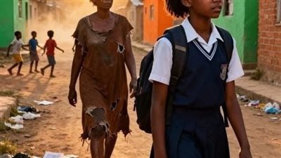 اليوم الذي اكتشفت فيه أن المرأة المجنونة التي تلاحقني بعد المدرسة… كانت أمي!